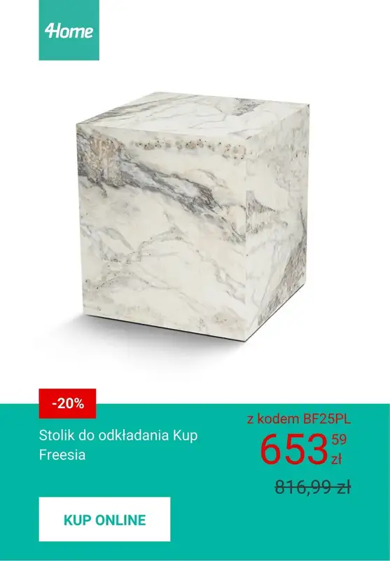 BLACK FRIDAY - gazetka promocyjna 4home | -20% na dodatki do mieszkania od piątku 28.11 do poniedziałku 01.12 - strona 5