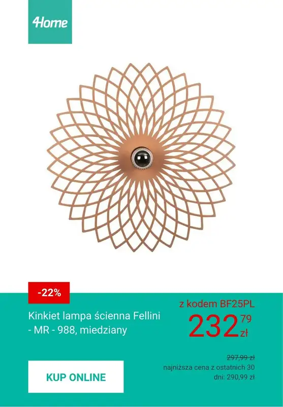 BLACK FRIDAY - gazetka promocyjna 4home | -20% na dodatki do mieszkania od piątku 28.11 do poniedziałku 01.12 - strona 9