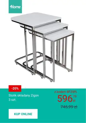 BLACK FRIDAY - gazetka promocyjna 4home | -20% na dodatki do mieszkania od piątku 28.11 do poniedziałku 01.12 - strona 4