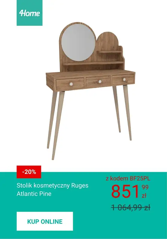 BLACK FRIDAY - gazetka promocyjna 4home | -20% na dodatki do mieszkania od piątku 28.11 do poniedziałku 01.12 - strona 6