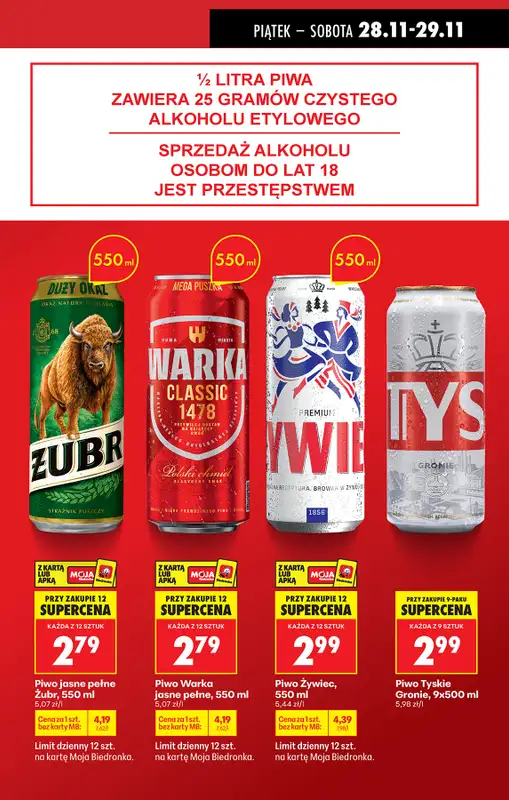 Biedronka - gazetka promocyjna Od czwartku od czwartku 27.11 do środy 03.12 - strona 23