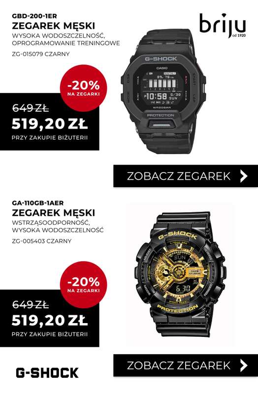 Briju - gazetka promocyjna -20% na zegarki od piątku 28.11 do środy 31.12 - strona 5