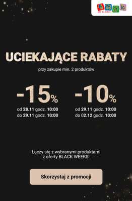 Smyk - gazetka promocyjna Uciekające rabaty! od piątku 28.11 do wtorku 02.12