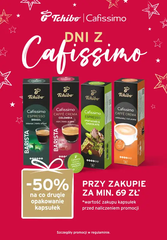 Tchibo - gazetka promocyjna Dni z Cafissimo w Tchibo od piątku 28.11 do poniedziałku 15.12