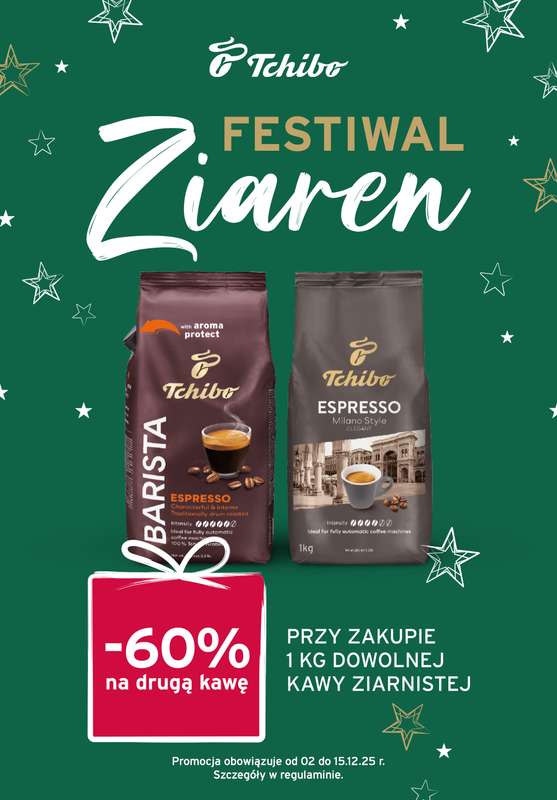 Tchibo - gazetka promocyjna Festiwal Ziaren w Tchibo od piątku 28.11 do poniedziałku 15.12