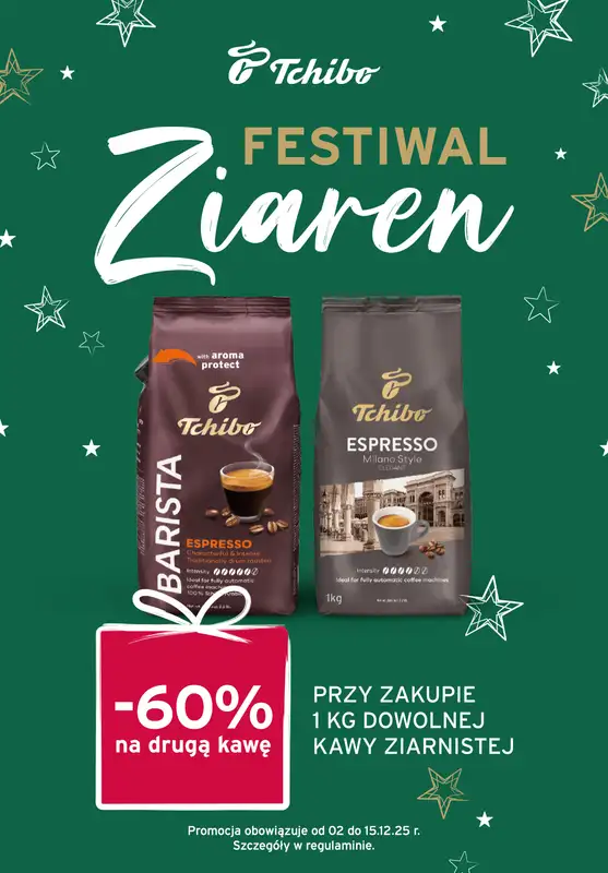 Tchibo - gazetka promocyjna Festiwal Ziaren w Tchibo od piątku 28.11 do poniedziałku 15.12