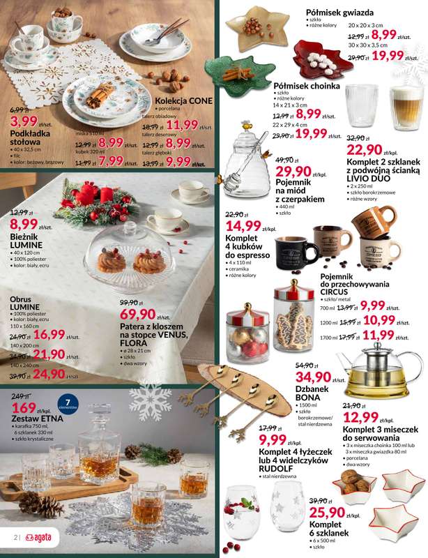Salony Agata - gazetka promocyjna Gazetka od poniedziałku 01.12 do niedzieli 21.12 - strona 2