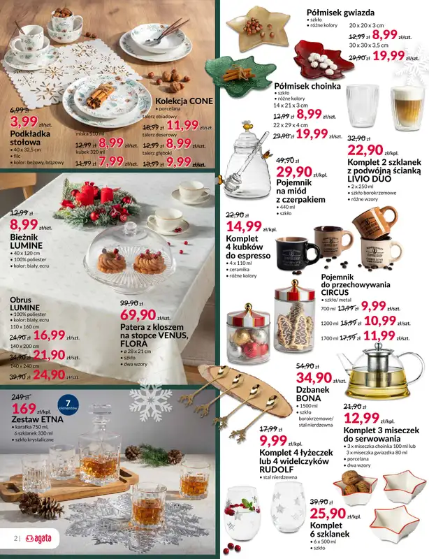 Salony Agata - gazetka promocyjna Gazetka od poniedziałku 01.12 do niedzieli 21.12 - strona 2