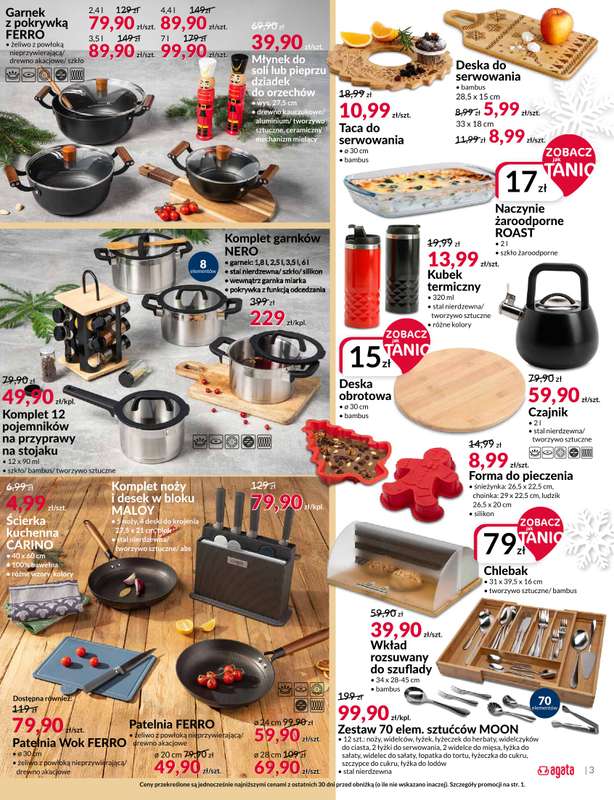 Salony Agata - gazetka promocyjna Gazetka od poniedziałku 01.12 do niedzieli 21.12 - strona 3