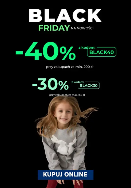 BLACK FRIDAY - gazetka promocyjna 5.10.15 | Do -40% na Black Friday od soboty 29.11 do poniedziałku 01.12