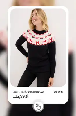 bonprix - gazetka promocyjna Świąteczne swetry dla Niej i dla Niego od soboty 29.11 do piątku 05.12 - strona 5