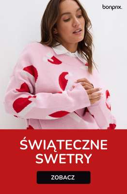 bonprix - gazetka promocyjna Świąteczne swetry dla Niej i dla Niego od soboty 29.11 do piątku 05.12