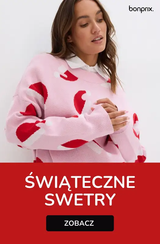 bonprix - gazetka promocyjna Świąteczne swetry dla Niej i dla Niego od soboty 29.11 do piątku 05.12