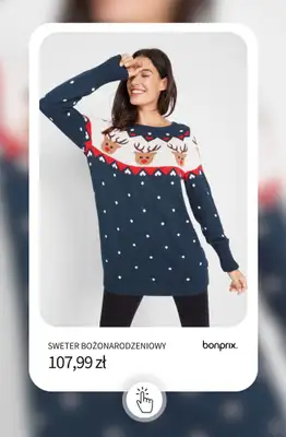 bonprix - gazetka promocyjna Świąteczne swetry dla Niej i dla Niego od soboty 29.11 do piątku 05.12 - strona 6