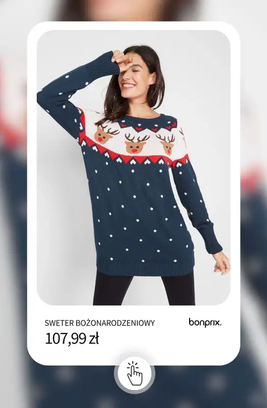 bonprix - gazetka promocyjna Świąteczne swetry dla Niej i dla Niego od soboty 29.11 do piątku 05.12 - strona 6