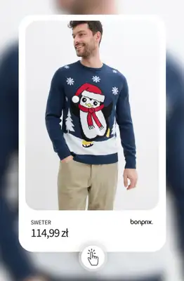 bonprix - gazetka promocyjna Świąteczne swetry dla Niej i dla Niego od soboty 29.11 do piątku 05.12 - strona 11
