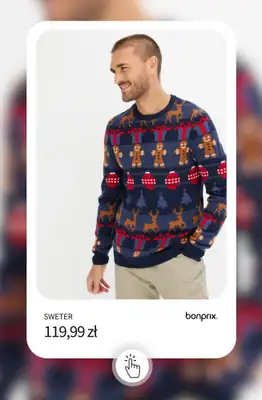 bonprix - gazetka promocyjna Świąteczne swetry dla Niej i dla Niego od soboty 29.11 do piątku 05.12 - strona 12