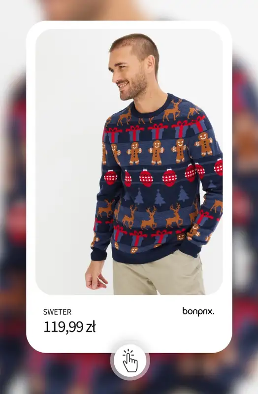 bonprix - gazetka promocyjna Świąteczne swetry dla Niej i dla Niego od soboty 29.11 do piątku 05.12 - strona 12