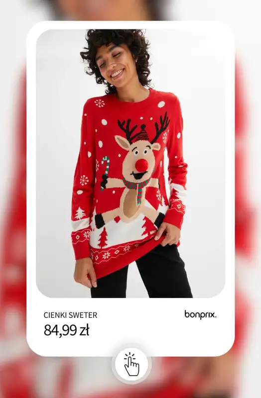 bonprix - gazetka promocyjna Świąteczne swetry dla Niej i dla Niego od soboty 29.11 do piątku 05.12 - strona 2