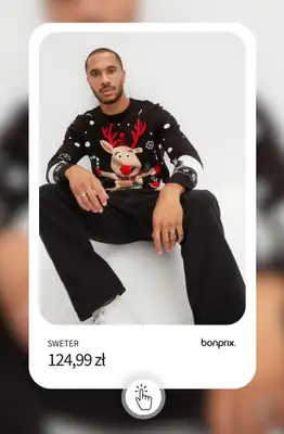 bonprix - gazetka promocyjna Świąteczne swetry dla Niej i dla Niego od soboty 29.11 do piątku 05.12 - strona 9