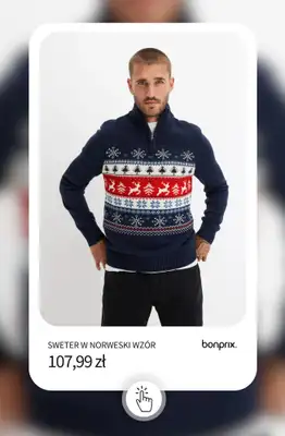 bonprix - gazetka promocyjna Świąteczne swetry dla Niej i dla Niego od soboty 29.11 do piątku 05.12 - strona 13