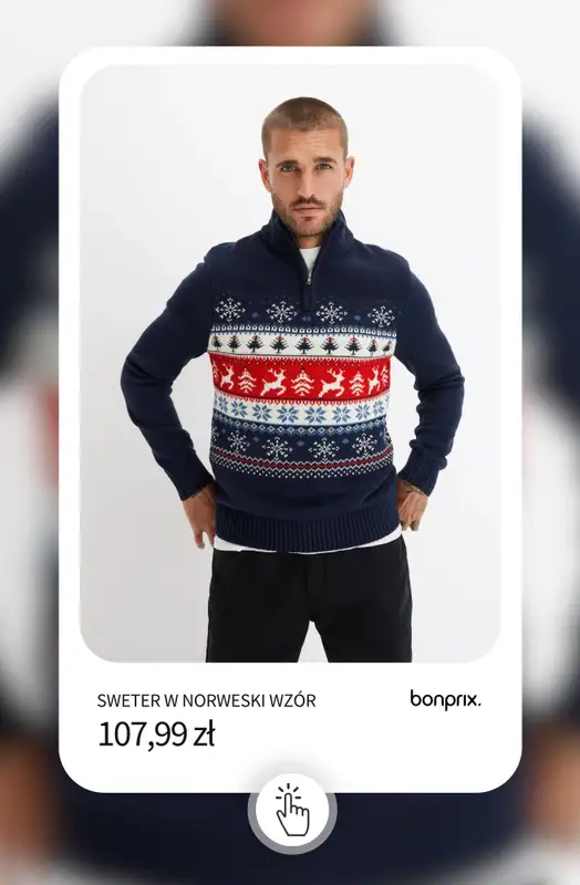bonprix - gazetka promocyjna Świąteczne swetry dla Niej i dla Niego od soboty 29.11 do piątku 05.12 - strona 13