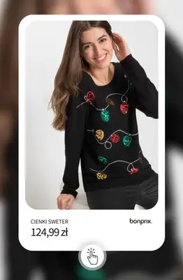 bonprix - gazetka promocyjna Świąteczne swetry dla Niej i dla Niego od soboty 29.11 do piątku 05.12 - strona 8