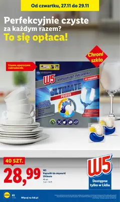 Lidl - gazetka promocyjna Oferta od czwartku od czwartku 27.11 do soboty 29.11 - strona 62
