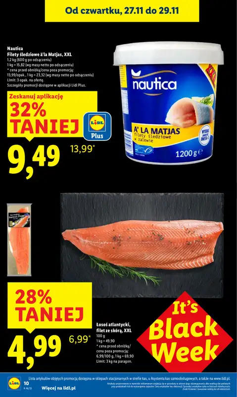 Lidl - gazetka promocyjna Oferta od czwartku od czwartku 27.11 do soboty 29.11 - strona 10