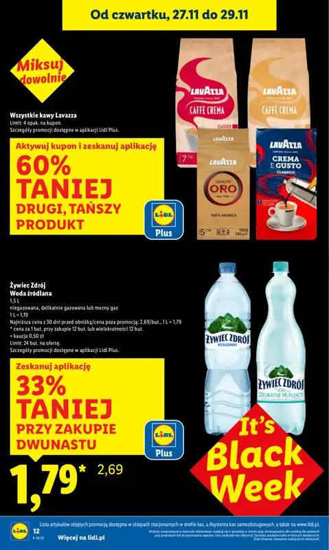 Lidl - gazetka promocyjna Oferta od czwartku od czwartku 27.11 do soboty 29.11 - strona 12