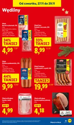 Lidl - gazetka promocyjna Oferta od czwartku od czwartku 27.11 do soboty 29.11 - strona 23