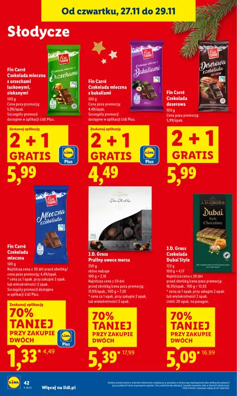 Lidl - gazetka promocyjna Oferta od czwartku od czwartku 27.11 do soboty 29.11 - strona 42
