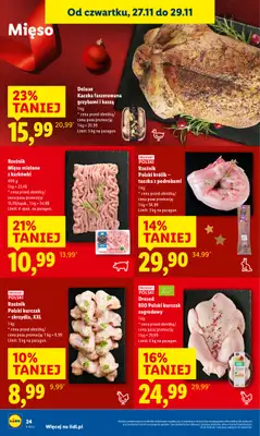 Lidl - gazetka promocyjna Oferta od czwartku od czwartku 27.11 do soboty 29.11 - strona 24
