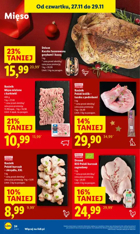Lidl - gazetka promocyjna Oferta od czwartku od czwartku 27.11 do soboty 29.11 - strona 24