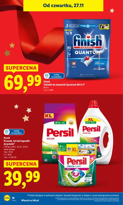 Lidl - gazetka promocyjna Oferta od czwartku od czwartku 27.11 do soboty 29.11 - strona 18