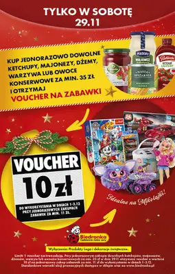 Biedronka - gazetka promocyjna Najtańsza sobota od soboty 29.11 do soboty 29.11 - strona 5