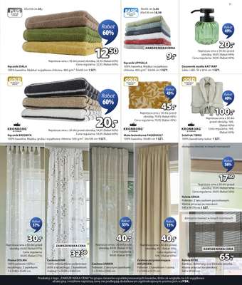 Jysk - gazetka promocyjna Fantastyczne oferty świąteczne, Rabat do 60% od poniedziałku 01.12 do niedzieli 21.12 - strona 11