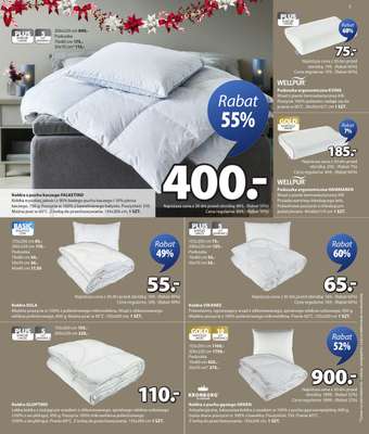 Jysk - gazetka promocyjna Fantastyczne oferty świąteczne, Rabat do 60% od poniedziałku 01.12 do niedzieli 21.12 - strona 5