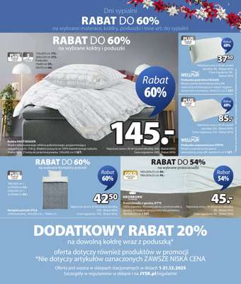 Jysk - gazetka promocyjna Fantastyczne oferty świąteczne, Rabat do 60% od poniedziałku 01.12 do niedzieli 21.12 - strona 3