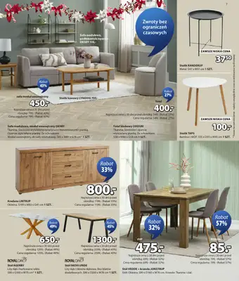 Jysk - gazetka promocyjna Fantastyczne oferty świąteczne, Rabat do 60% od poniedziałku 01.12 do niedzieli 21.12 - strona 7