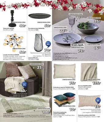 Jysk - gazetka promocyjna Fantastyczne oferty świąteczne, Rabat do 60% od poniedziałku 01.12 do niedzieli 21.12 - strona 10