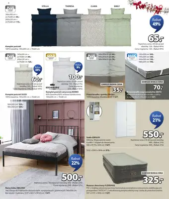 Jysk - gazetka promocyjna Fantastyczne oferty świąteczne, Rabat do 60% od poniedziałku 01.12 do niedzieli 21.12 - strona 6
