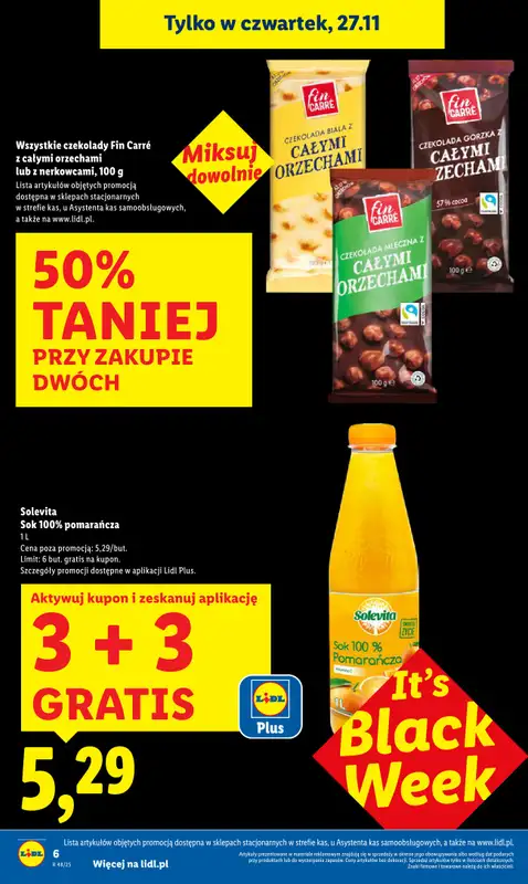 Lidl - gazetka promocyjna Oferta od czwartku od czwartku 27.11 do soboty 29.11 - strona 6
