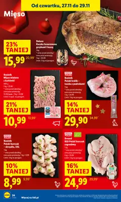 Lidl - gazetka promocyjna Oferta od czwartku od czwartku 27.11 do soboty 29.11 - strona 24