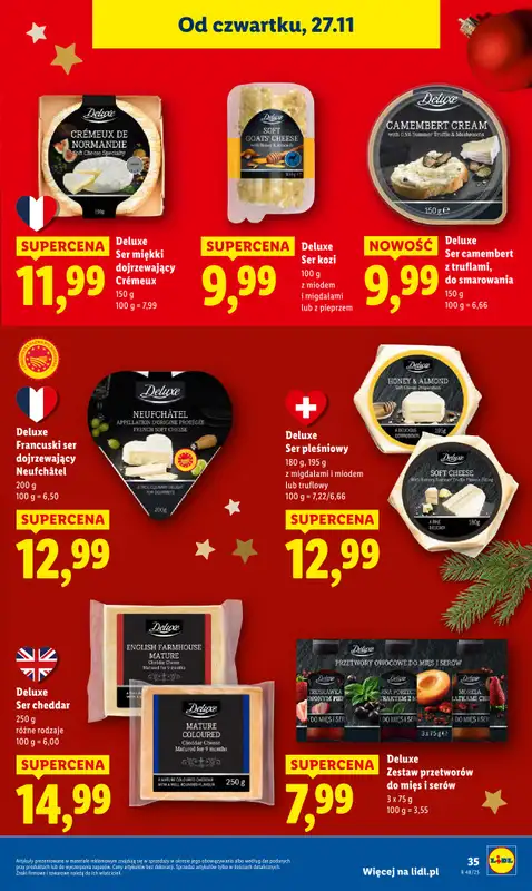 Lidl - gazetka promocyjna Oferta od czwartku od czwartku 27.11 do soboty 29.11 - strona 35