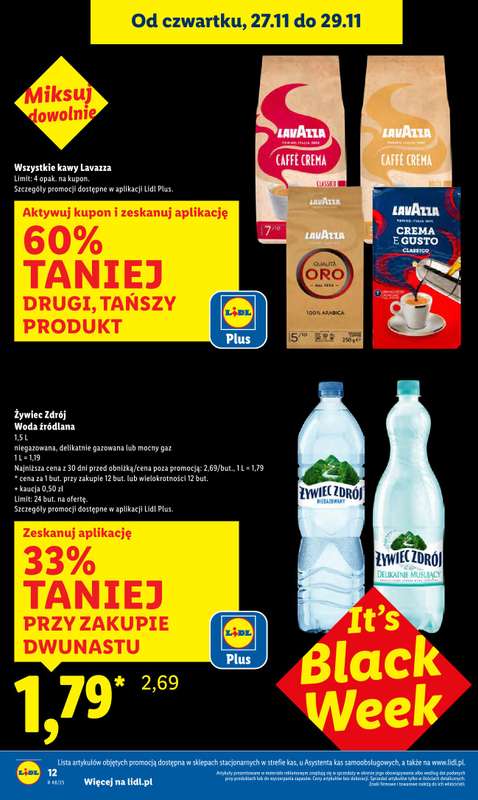 Lidl - gazetka promocyjna Oferta od czwartku od czwartku 27.11 do soboty 29.11 - strona 12