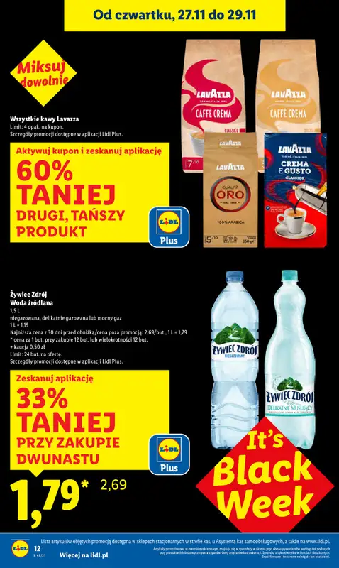 Lidl - gazetka promocyjna Oferta od czwartku od czwartku 27.11 do soboty 29.11 - strona 12