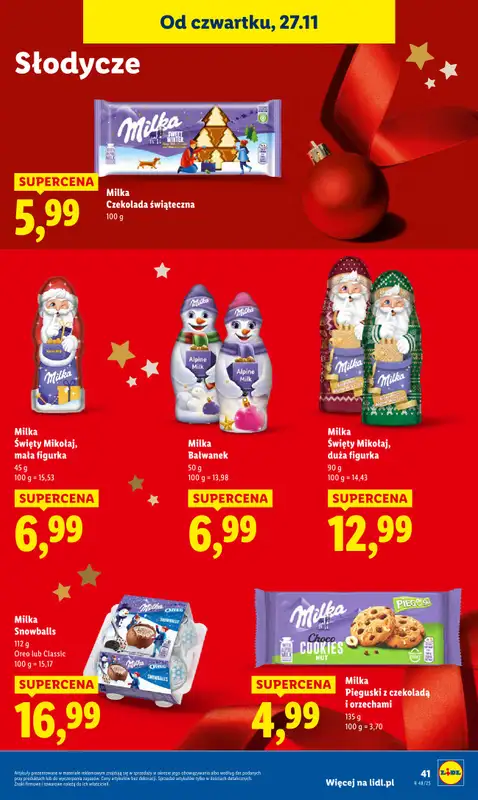 Lidl - gazetka promocyjna Oferta od czwartku od czwartku 27.11 do soboty 29.11 - strona 41