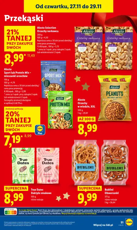 Lidl - gazetka promocyjna Oferta od czwartku od czwartku 27.11 do soboty 29.11 - strona 51