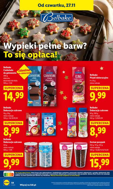 Lidl - gazetka promocyjna Oferta od czwartku od czwartku 27.11 do soboty 29.11 - strona 54
